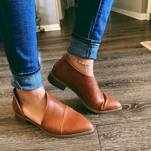 Universal Thread Shoes - Universal Thread Cut-Out Brown  Bootie Sz 9
